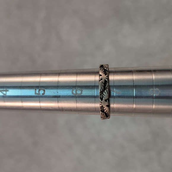 Vintage Native American Thunderbird Sterling Silver Band Ring Size 6.75 Stamped - Picture 4 of 6